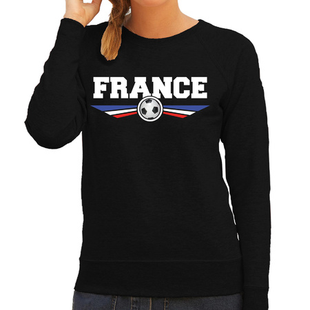 France soccer sweater black for women