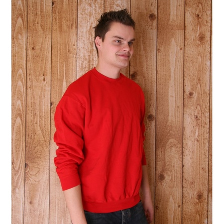 Fruit of the Loom sweater red