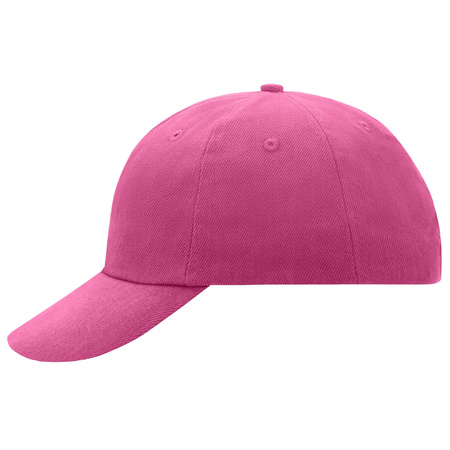 Fuchsia roze baseballcap voor volwassenen