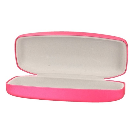 Fuchsia pink glasses storage case hard 15,5 cm
