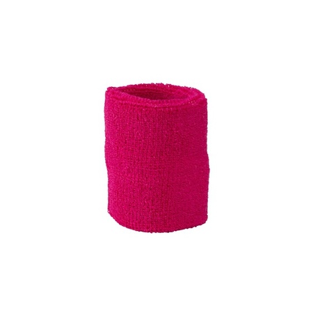 Fuchsia pink wrist sweatband