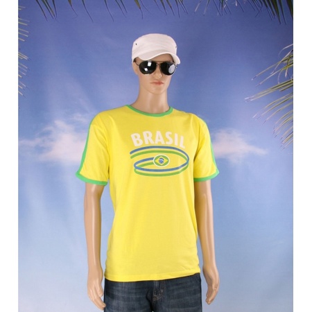 Yellow Brasil t-shirt for men