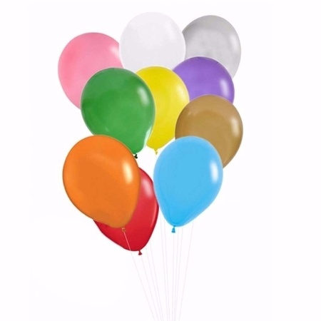 Colored balloons 30 pcs