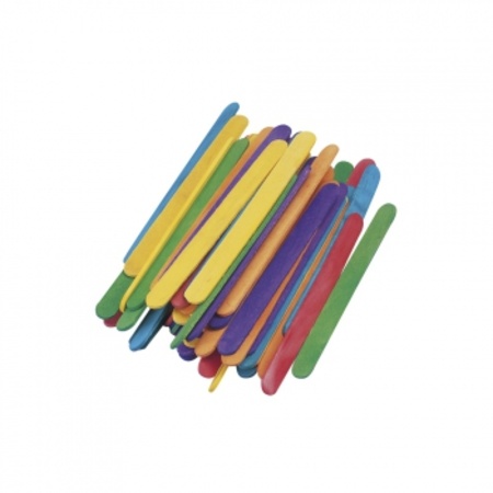 Coloured craft sticks 216 pieces
