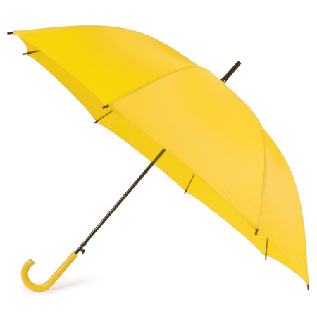 Gele automatische paraplu 107 cm
