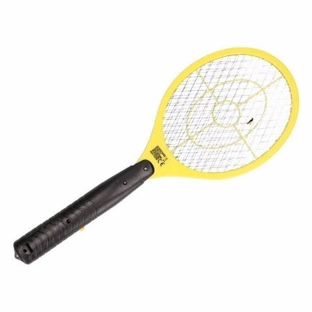 Yellow electric wasp/fly swatter