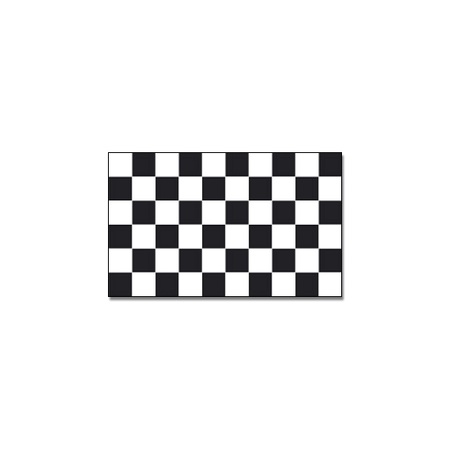 Finish flag black and white 90 x 150 cm