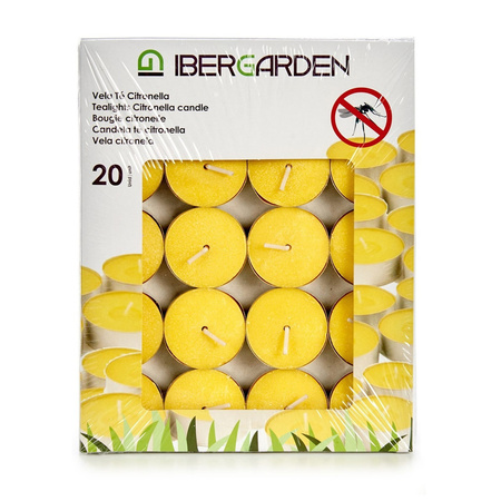 20x Scented tealights candles citronella