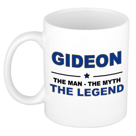 Gideon The man, The myth the legend cadeau koffie mok / thee beker 300 ml