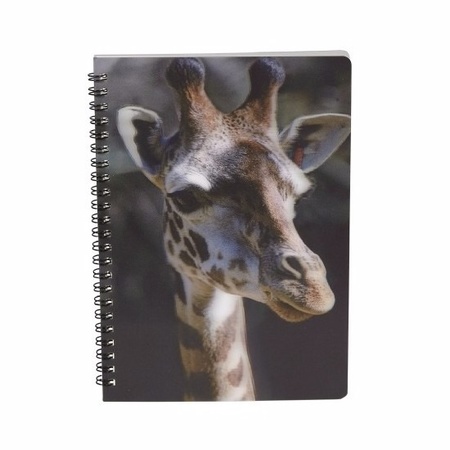 Giraffe notebook 3D 21cm
