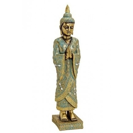 Gold buddha statue standing 55 cm