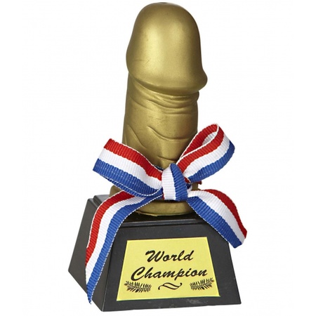 Gold willy award best colleague