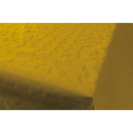 Goudgeel papieren tafellaken/tafelkleed 800 x 118 cm op rol