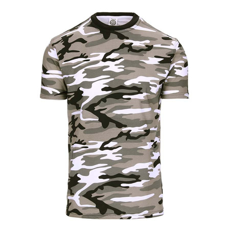 Grijs camouflage t-shirt korte mouw