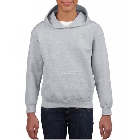 Grijze capuchon sweater voor jongens