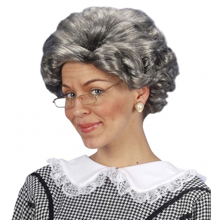 Grey wig Sarah for ladies