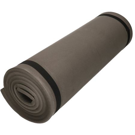 Grey yogamat/sportsmat 180 x 50 cm