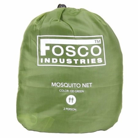Green mosquito net for two