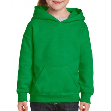 Groene capuchon sweater voor meisjes