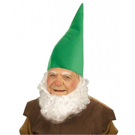 Green gnome hat