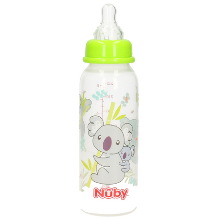 Green Nuby baby drink bottle 240 ml