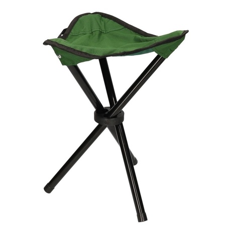 Groene opvouwbare campingkruk /visserskruk 38 cm