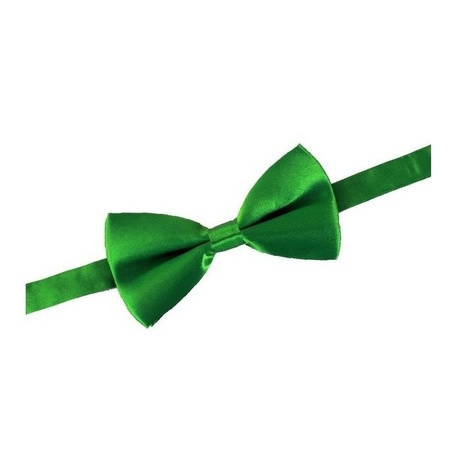 Green fancy dress bow tie 12 cm for women/men