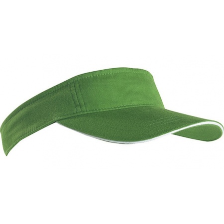 Green sun visor