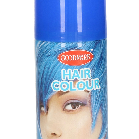 Blue hairspray