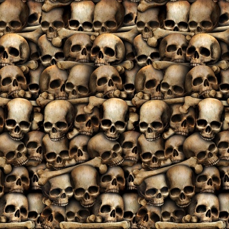Halloween scenesetter skull