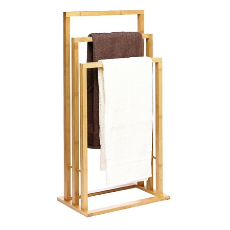 Handdoeken badkamer rek bamboe hout 42 x 81,5 cm