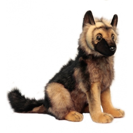 Hansa pluche Duitse Herder pup knuffel 41 cm