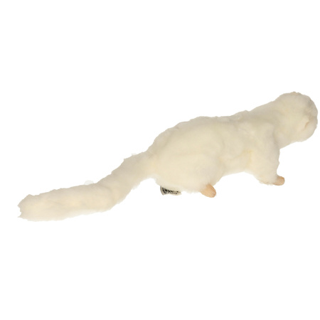 Plush ferret white 23 cm