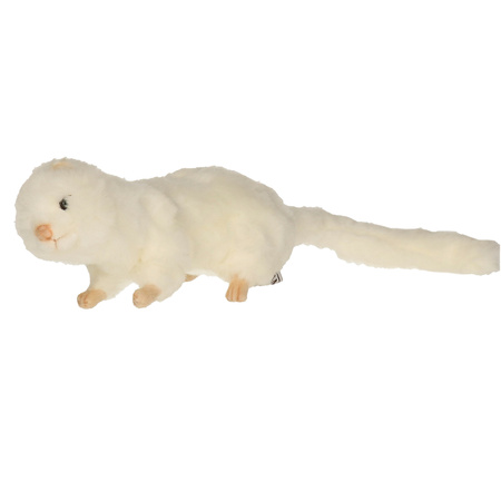 Plush ferret white 23 cm