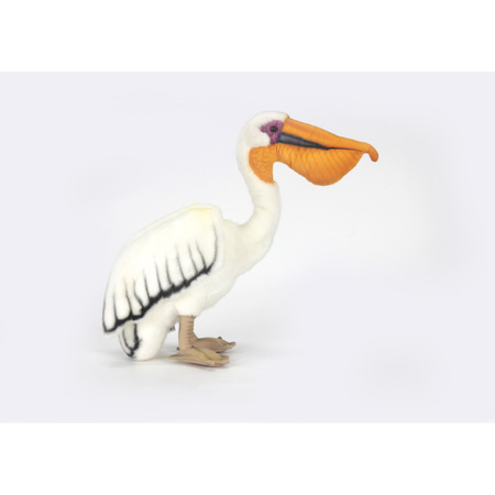 Hansa pluche witte pelikaan knuffel 25 cm