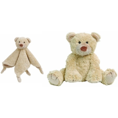 Happy Horse bear Boogy beige cuddle cloth and toy 24 cm