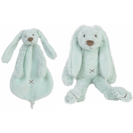 Happy Horse Richie bunny mint cuddle cloth and toy 