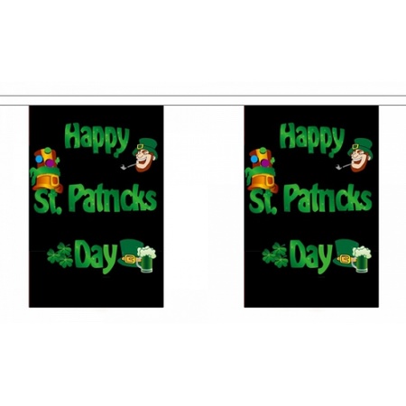 Happy St. Patricks day vlaggenlijn