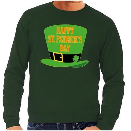 Happy St. Patricksday sweater green men