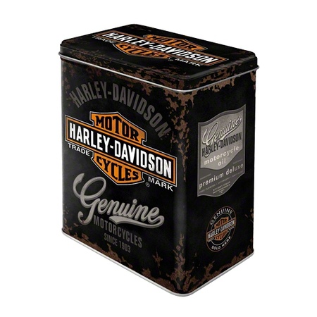 Harley Davidson storage tin 20 cm