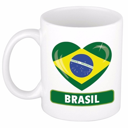 Heart Brazil mug 300 ml