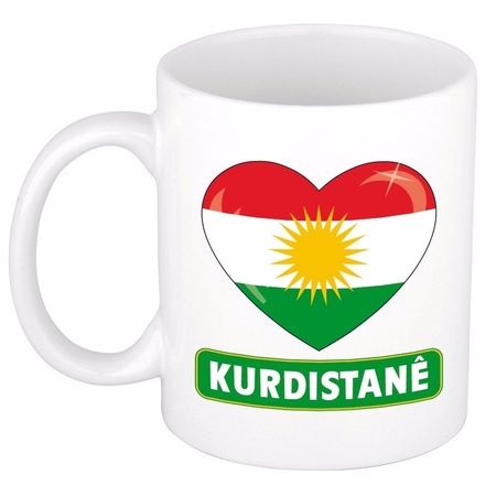 Hartje Koerdistan mok / beker 300 ml