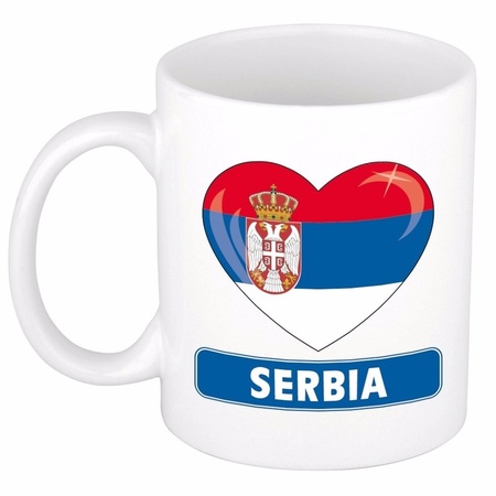 Heart Serbia mug 300 ml
