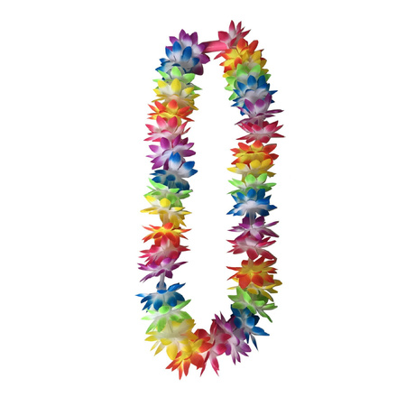 Toppers - Hawaii wreath/garland - rainbow/summery colors - incl. LED lighting