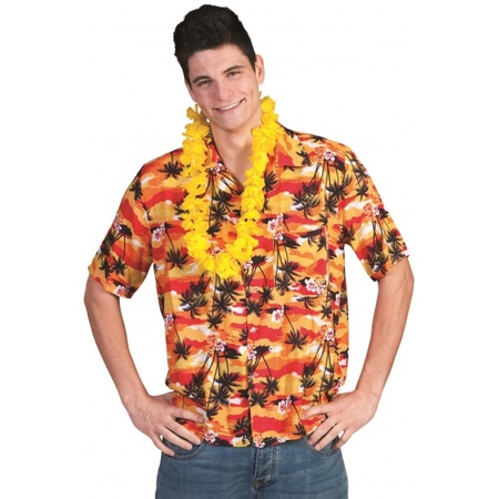 Toppers - Hawaii shirt rood/oranje