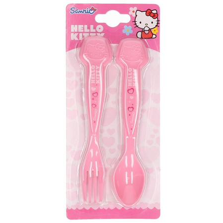 Hello Kitty fork and spoon