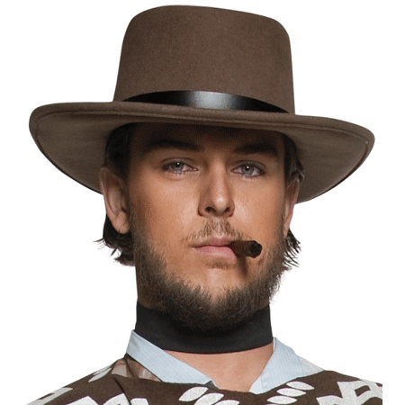 Heren cowboy verkleed hoed bruin