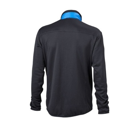 Men hybrid jacket black blue and white