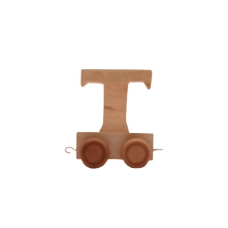 Houten letter trein T