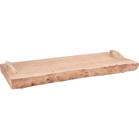 Wooden serving tray 51 cm
